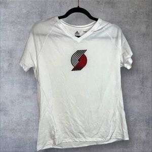 Adidas White Men's Shirt with Logo
